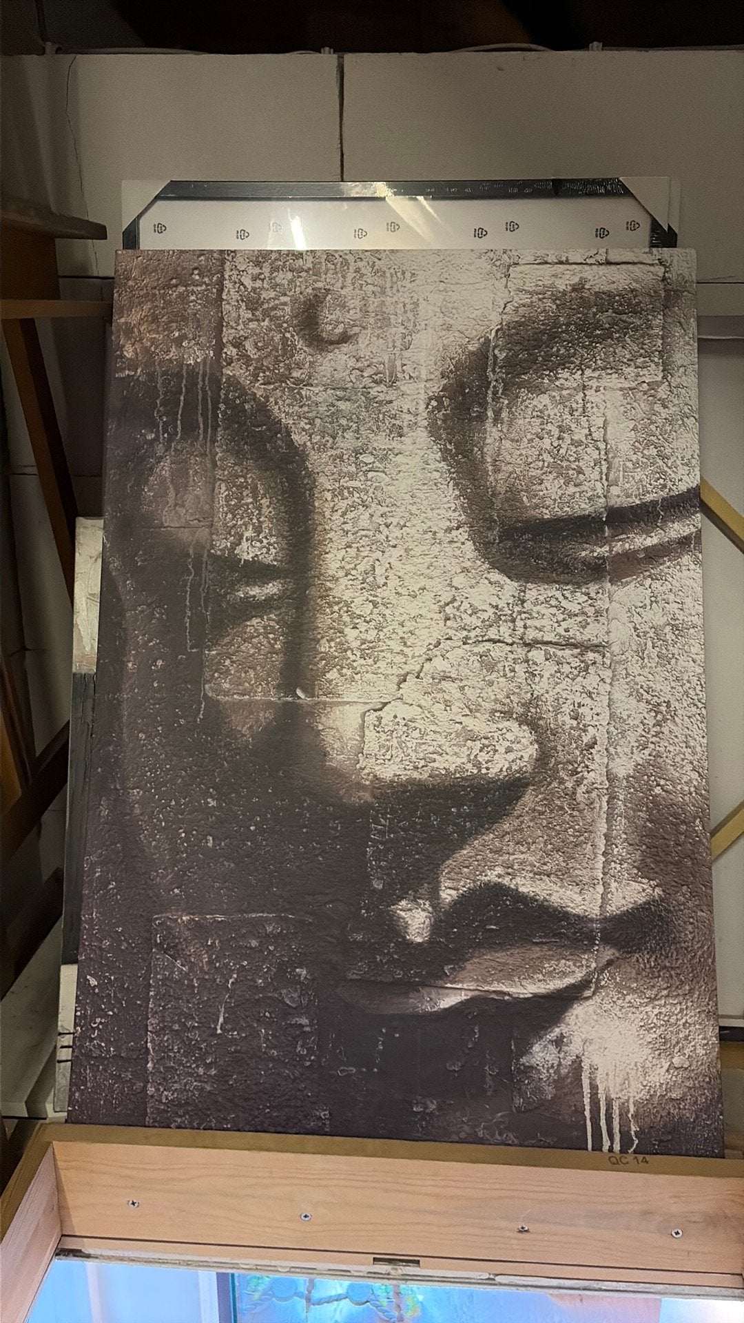 Print buddah buda -kader, Huis en Inrichting, Ophalen, Zo goed als nieuw