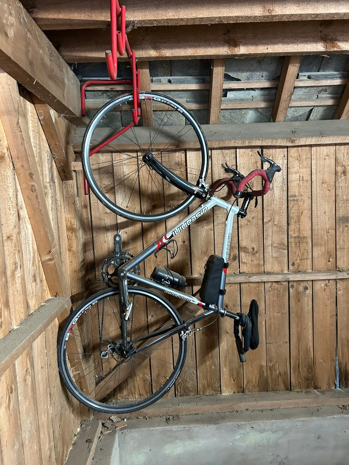 Koersfiets met Carbon onderdelen & nieuwe banden, Ophalen, Zo goed als nieuw, Carbon