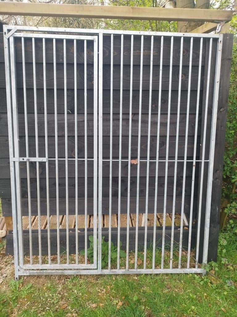 Kennel paneel met deur 50 euro per stuk, Dieren en Toebehoren, Hondenhokken, Ophalen, Hondenkennel, 110 cm of meer, 100 cm of meer