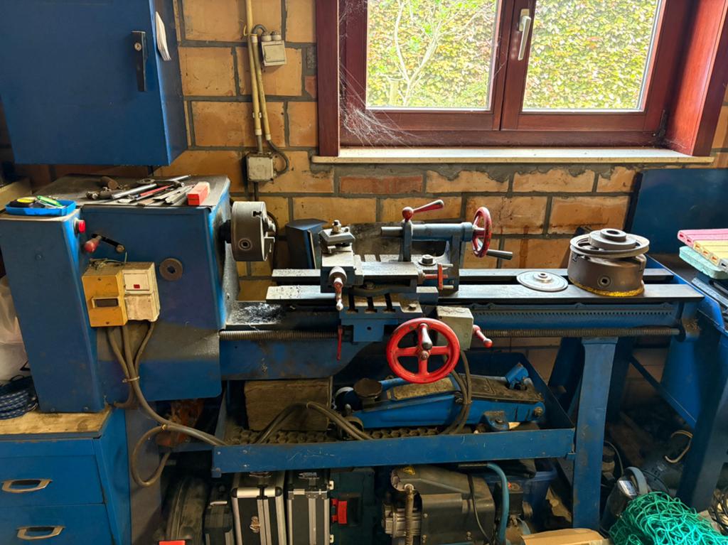 3fasige draaibank, Bricolage & Construction, Tours, Enlèvement, Utilisé, Tour à métaux