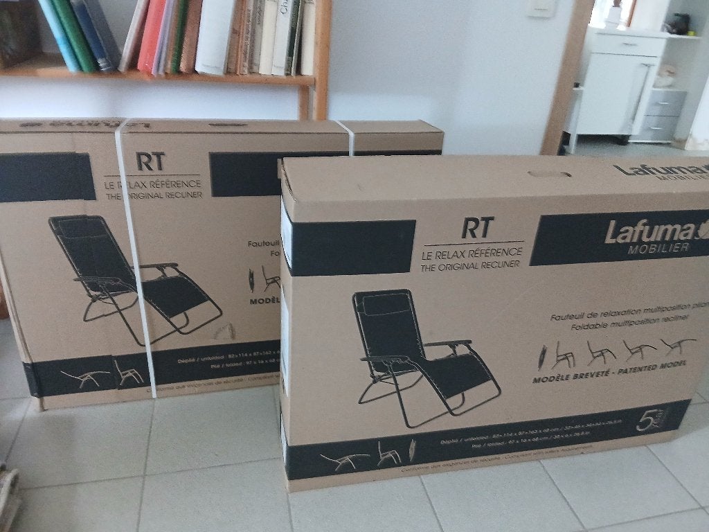 Fauteuil relax de jardin, Enlèvement, Neuf