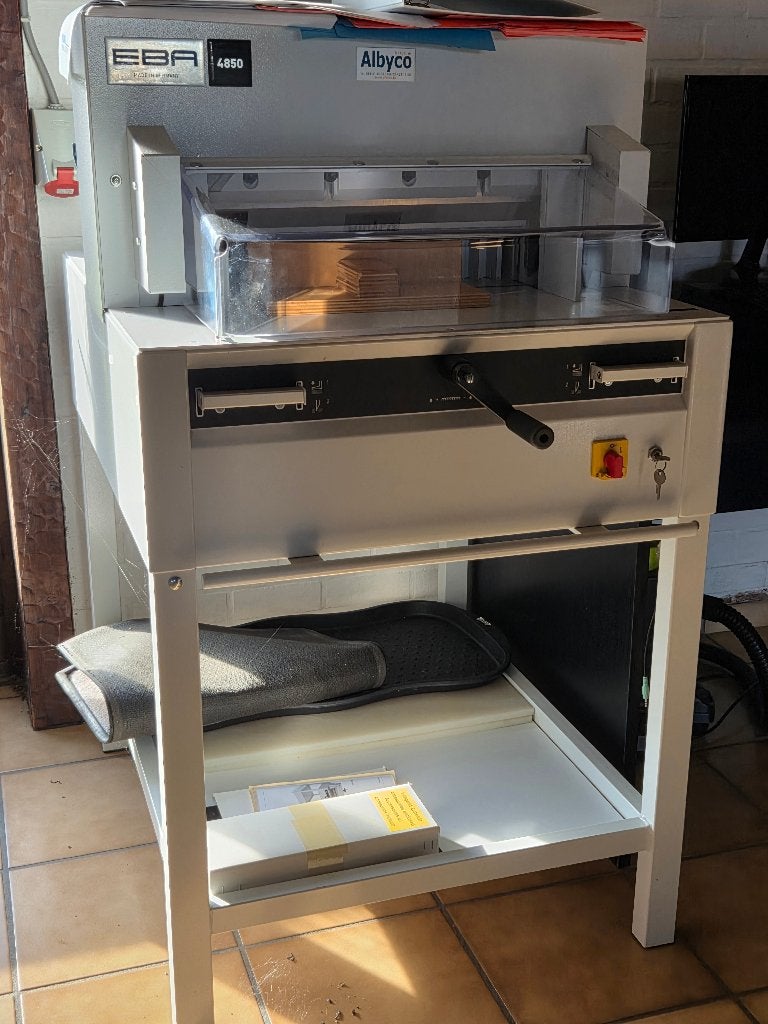 papiersnijmachine, Enlèvement, Utilisé, Autres types