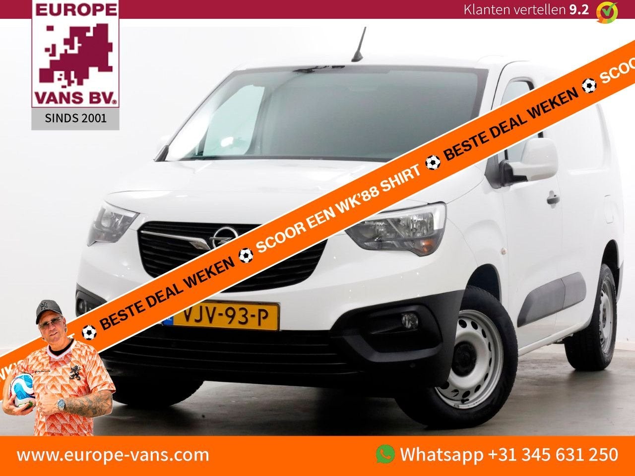 Opel Combo 1.5D 102pk L2H1 Edition Airco/Cruise Control 03-2, Achat, Entreprise, 149 g/km, Blanc