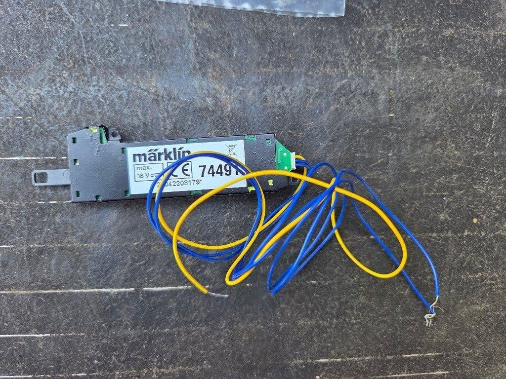 Moteur électrique Marklin 74491 pour aiguilla, Analogique, Courant alternatif, Rails, Comme neuf