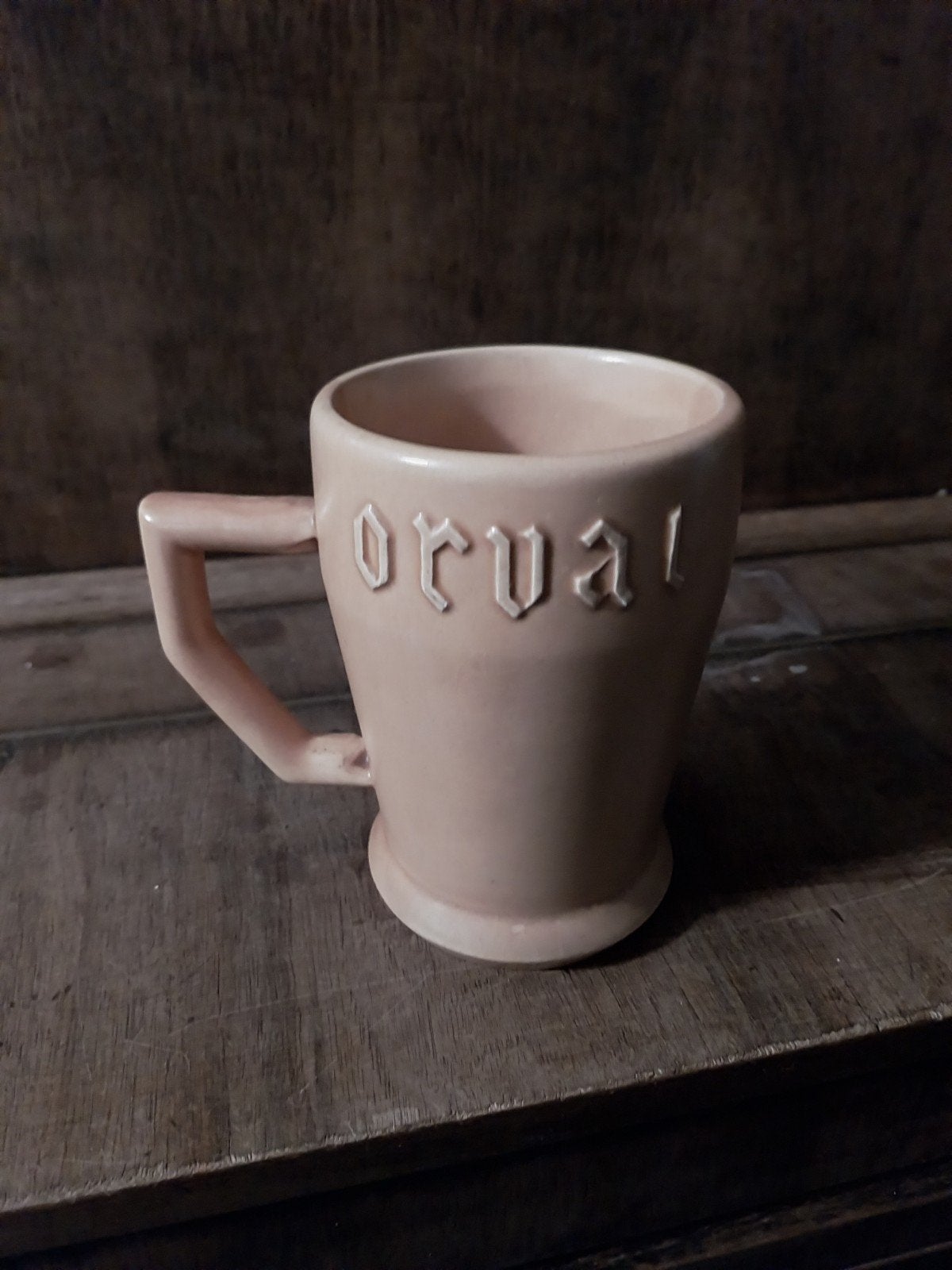 chope Orval., Enlèvement ou Envoi, Comme neuf, Verre à bière