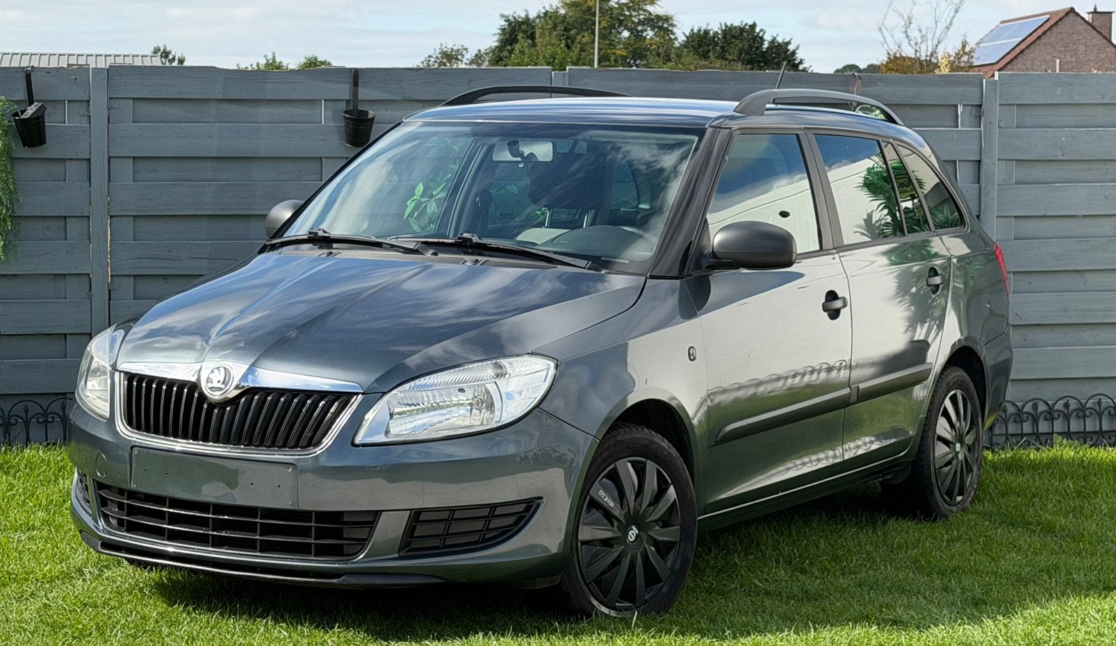 Skoda Fabia Break 2014 1.2 benzine Euro5B, Auto's, Stof, Particulier, Zilver of Grijs, Fabia