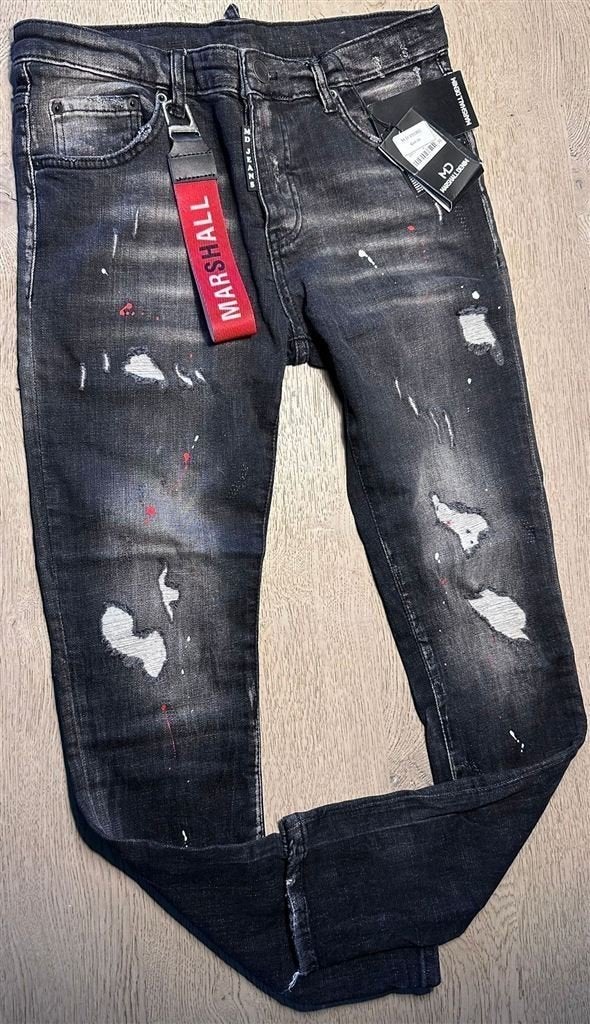 Marshall Denim Jeans ~NIEUW~ [26] Maat 30, Enlèvement ou Envoi, Neuf, Noir, W32 (confection 46) ou plus petit