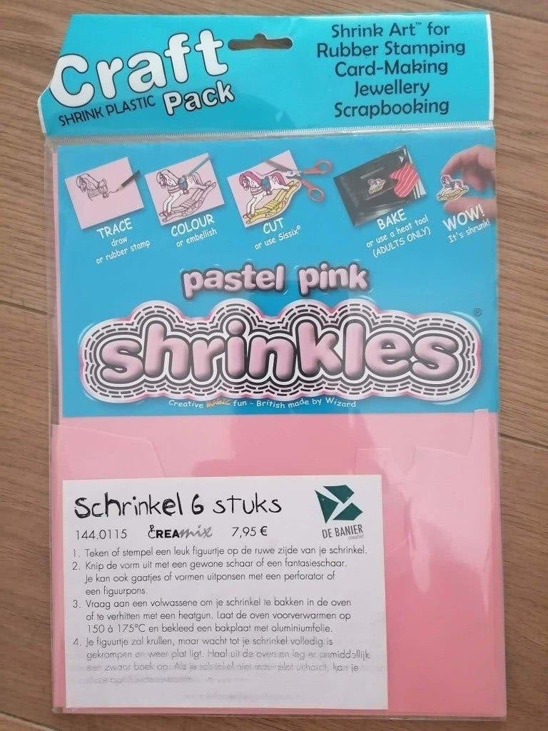 shrinkles - roze, Roze, Gebruikt, Ophalen of Verzenden, Kunststof