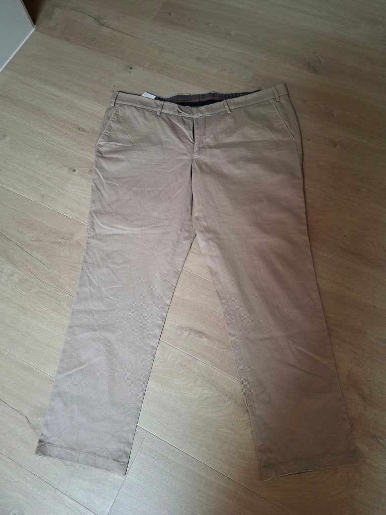 Brassville: Donkerbeige herenbroek (Maat 658), Beige, Overige maten, Ophalen of Verzenden, Gedragen