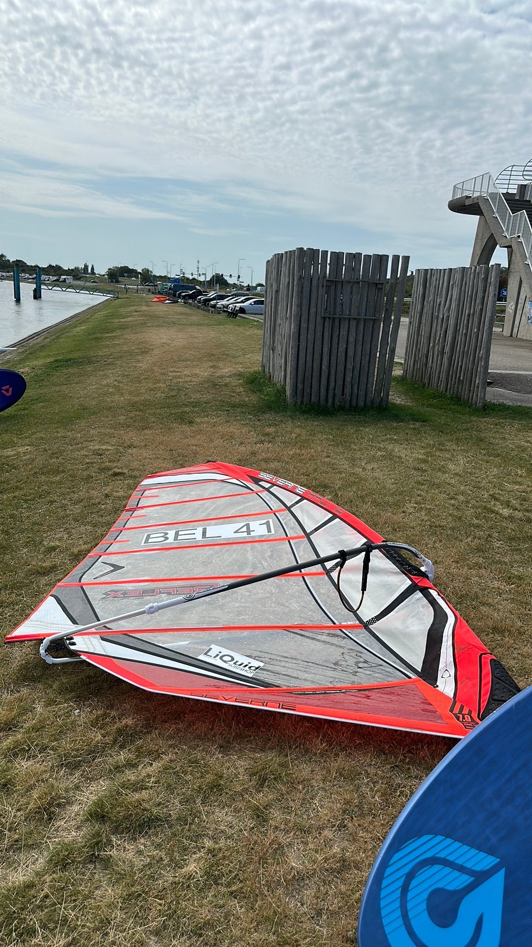 Severne racing 7.0 slalom zeil, Watersport en Boten, Windsurfen, Ophalen, Zo goed als nieuw, Severne, Zeil
