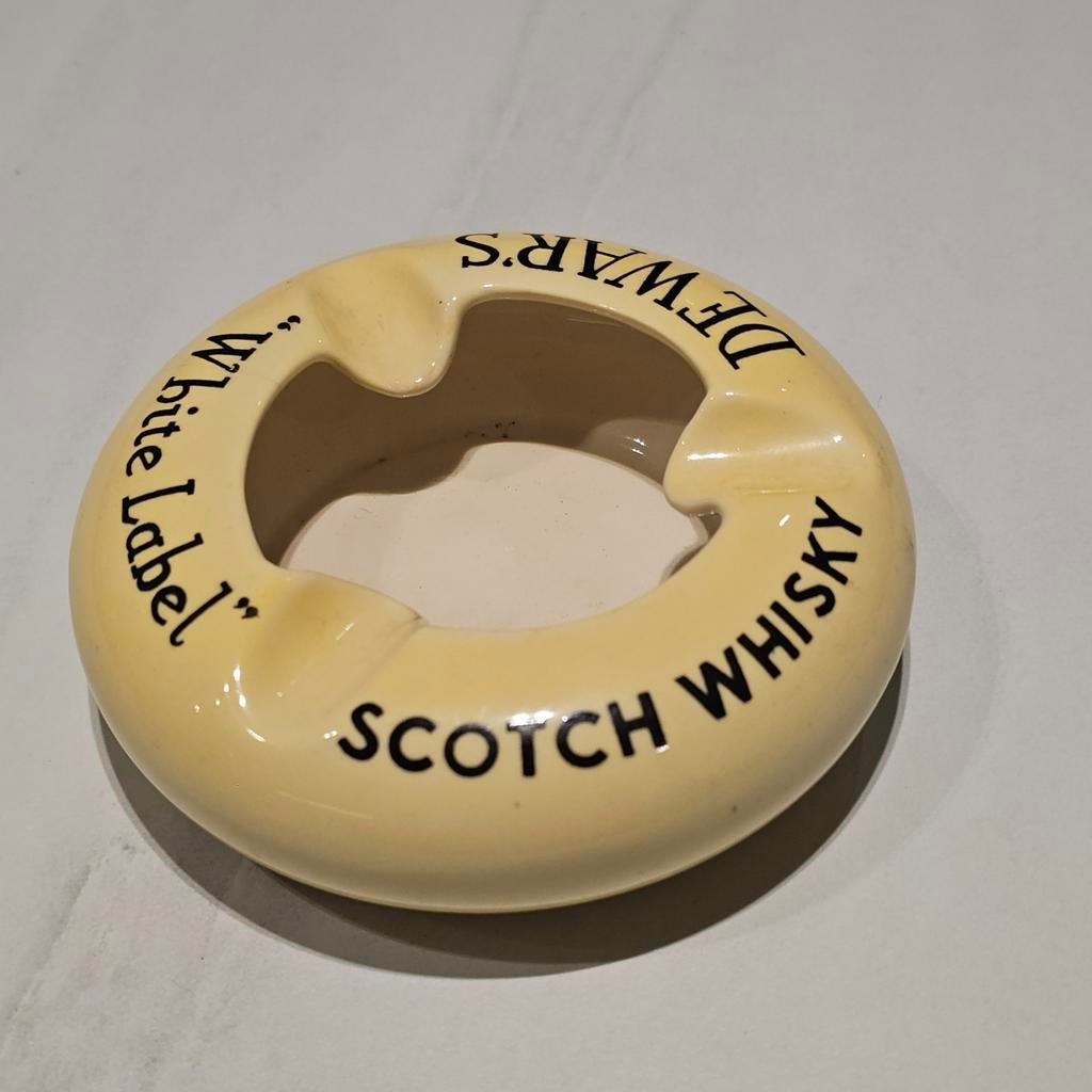 DeWar's Scotch Whisky asbak, Ophalen of Verzenden, Gebruikt, Asbak