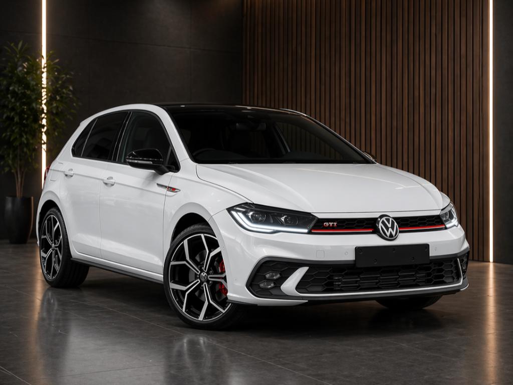 Volkswagen Polo GTI 2.0 TSI DSG OPF PANO/IQ/CAM/ACC/18", Auto's, Stof, 4 cilinders, 1984 cc, Zilver of Grijs