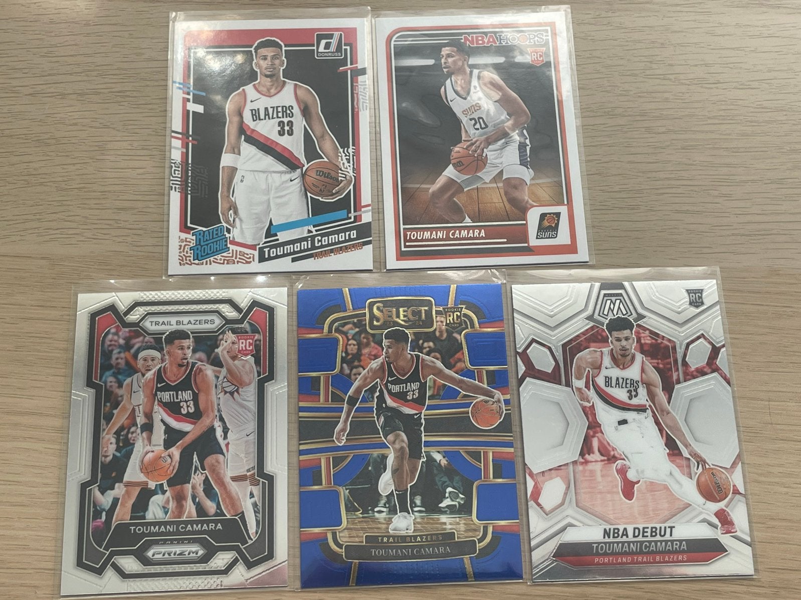 5x Toumani Camara Rookie, Ophalen of Verzenden, Nieuw, Meerdere plaatjes