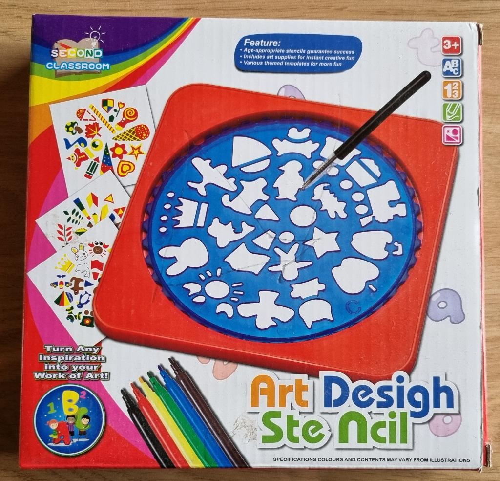 Art Design Stencil - vanaf 3+, Ophalen, Zo goed als nieuw, Knutselen