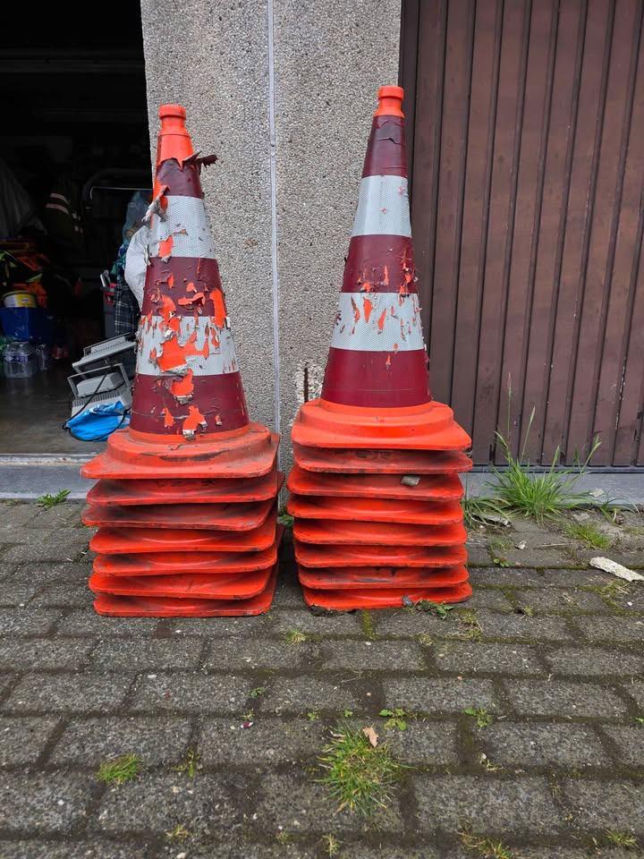 verkeerskegels 75cm, Ophalen