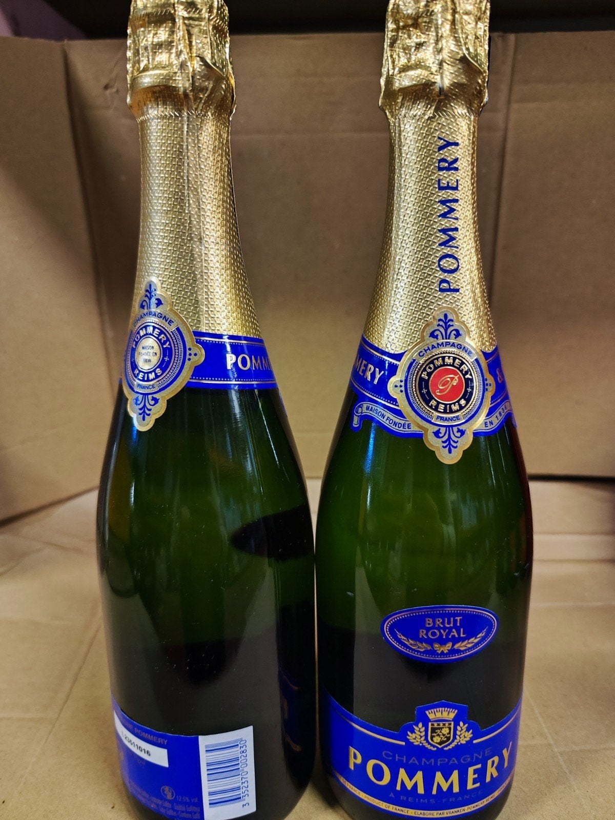 Pommery-champagne 2 flessen, Verzamelen, Ophalen, Champagne