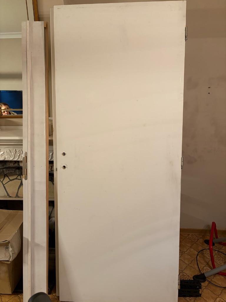 2 binnendeuren (ook apart te koop), Enlèvement, 80 à 100 cm, Bois, 200 à 215 cm