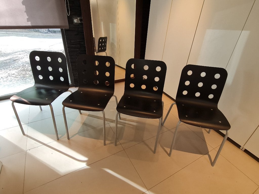 Chaises IKEA JULES, Enlèvement, Utilisé, Bois, Quatre