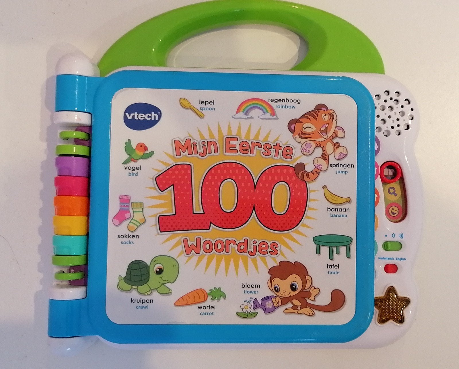 Vtech mijn eerste 100 woordjes Engels en Nederlands, Ophalen