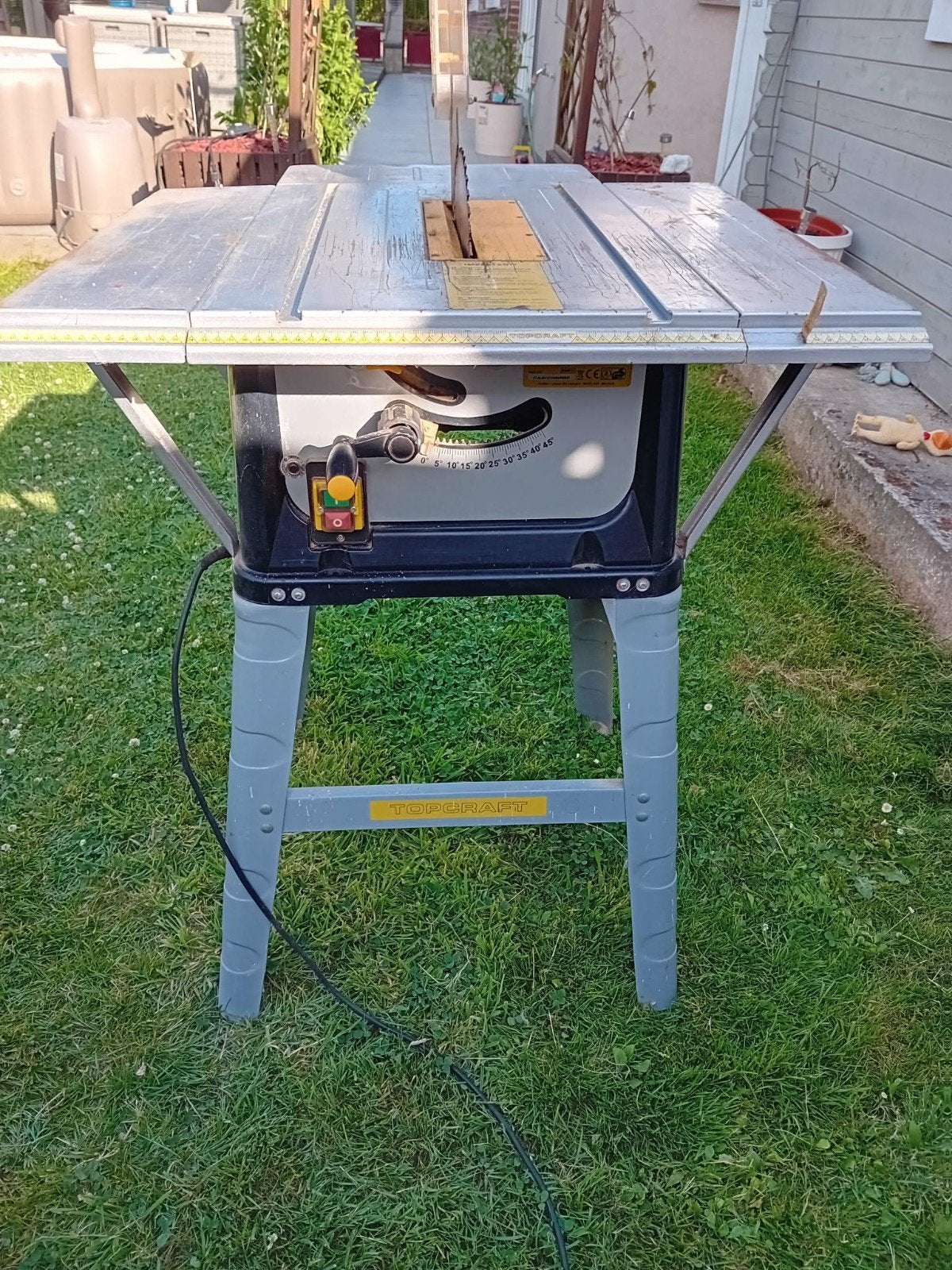 Scie sur table sur piètement Topcraft 1500W, Enlèvement