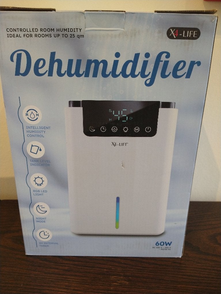 Luchtontvochtiger 60W, Electroménager, Équipement de traitement de l'air, Enlèvement, Comme neuf, Déshumidificateur