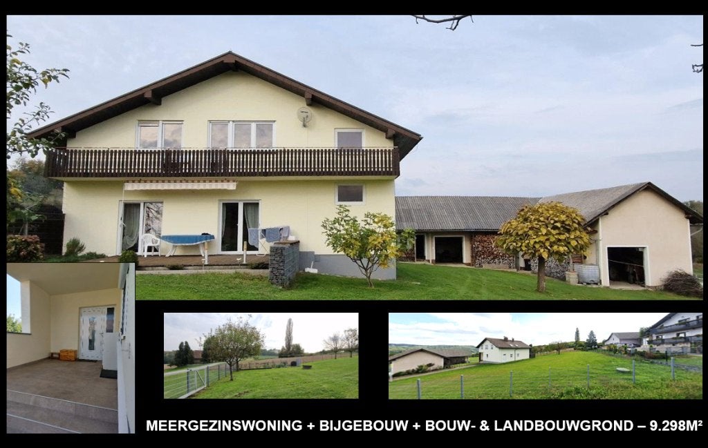 MEERGEZINSWONING + BIJGEBOUW (350M²) + BOUWGROND - +- 1HA, Immo, Twee onder één kap, Antwerpen, 215 m², 1500 m² of meer