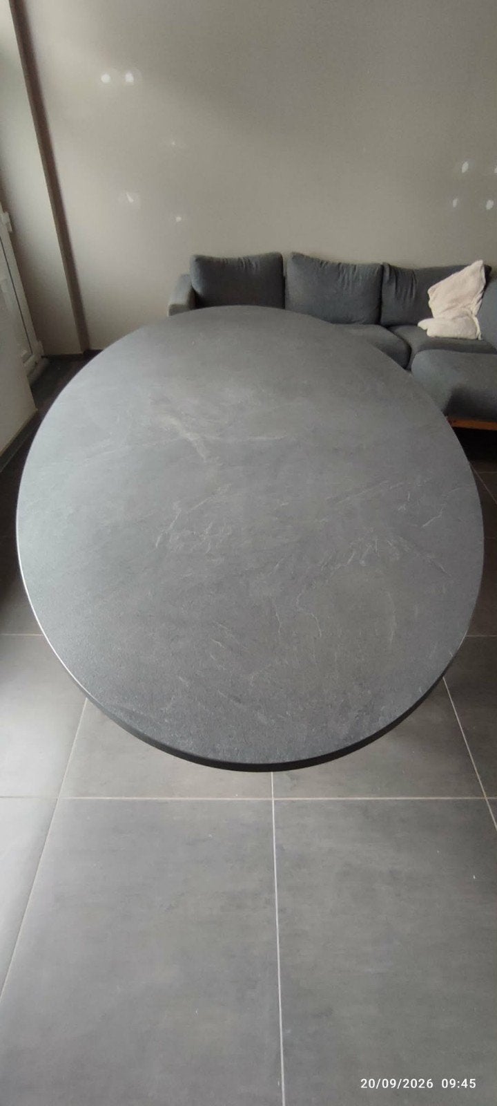 table de salle a manger, Comme neuf, 100 à 150 cm, Enlèvement, Autres matériaux