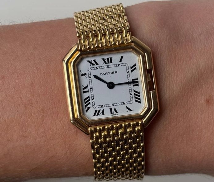 Cartier Ceinture 750 gold, Bijoux, Sacs & Beauté, Montres | Femmes, Envoi, Comme neuf