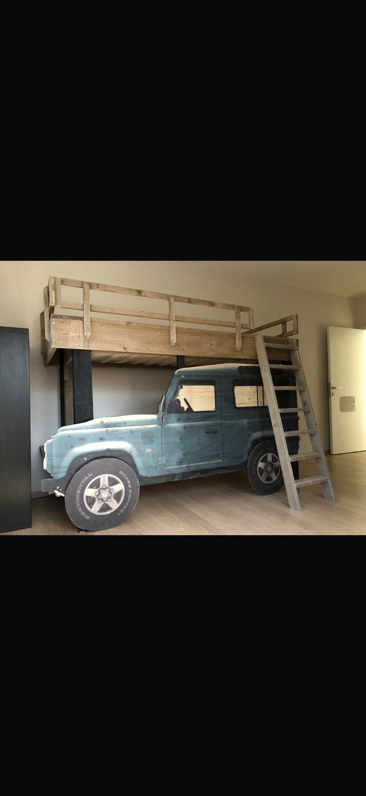 Stapelbed defender jeep, Ophalen, Zo goed als nieuw, Stapelbed