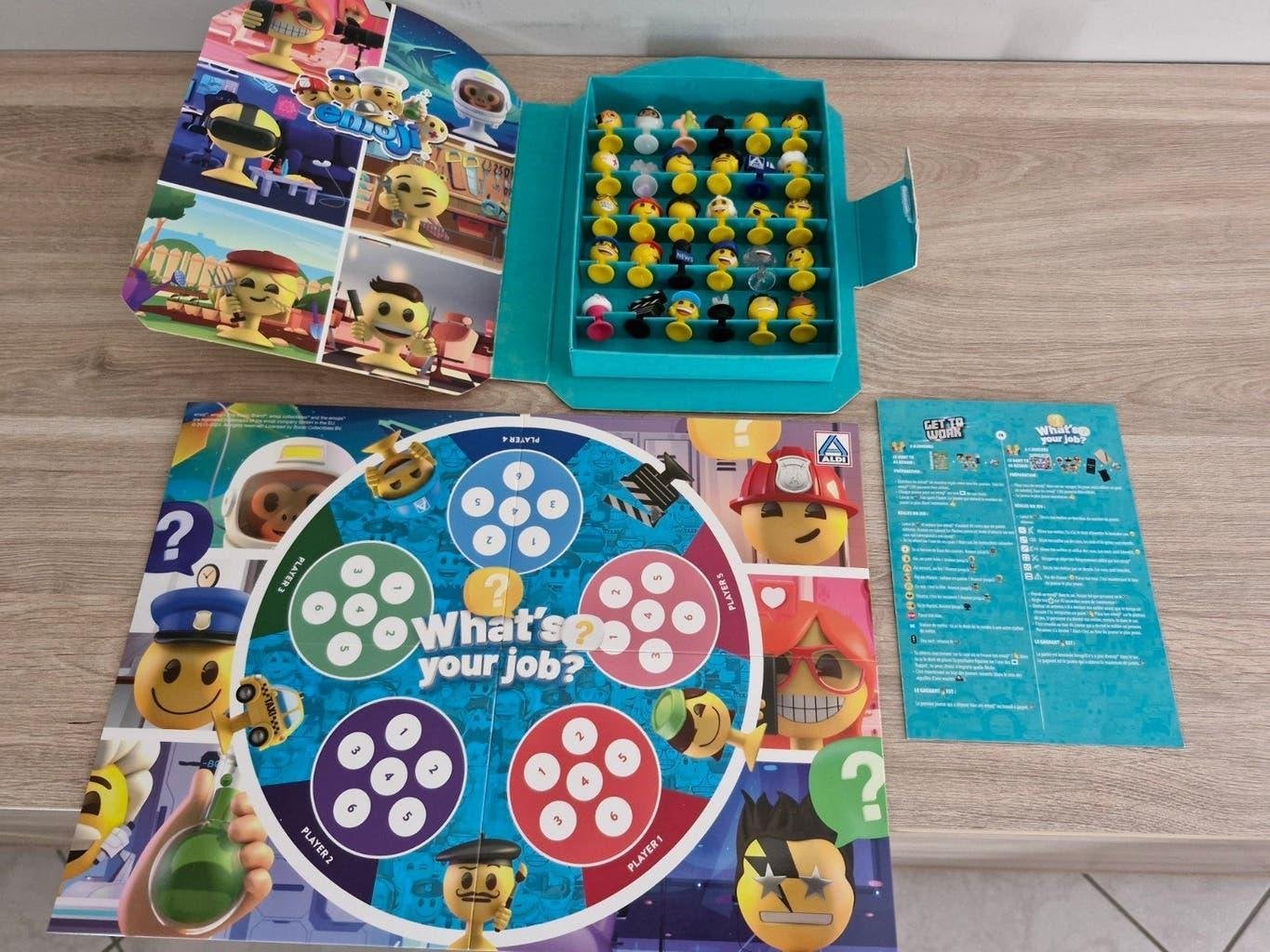 Aldi Emoji figuurtjes 2024 , stikeez, complete map+spelbord, Aldi, Enlèvement ou Envoi