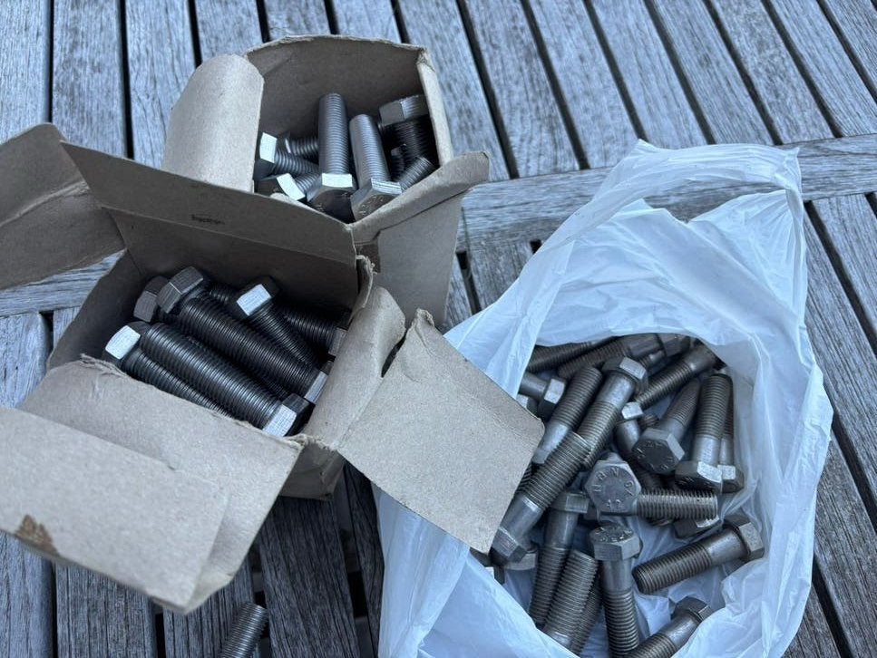 10,5kg M16 RVS bouten, Ophalen of Verzenden
