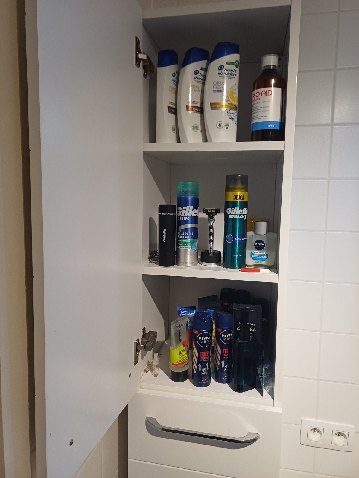 badkamer meubel, Ophalen, (Half)hoge kast, 50 tot 100 cm, Zo goed als nieuw