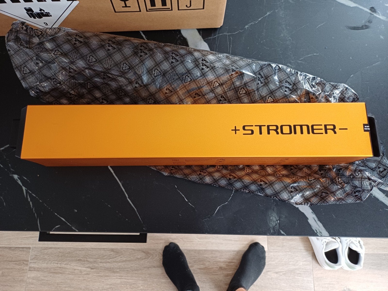 Nieuwe stromer batterij., Ophalen