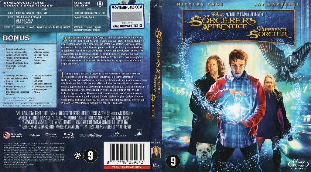 l’apprenti sorcier (blu-ray) neuf, CD & DVD, Blu-ray, Comme neuf, Science-Fiction et Fantasy, Enlèvement ou Envoi