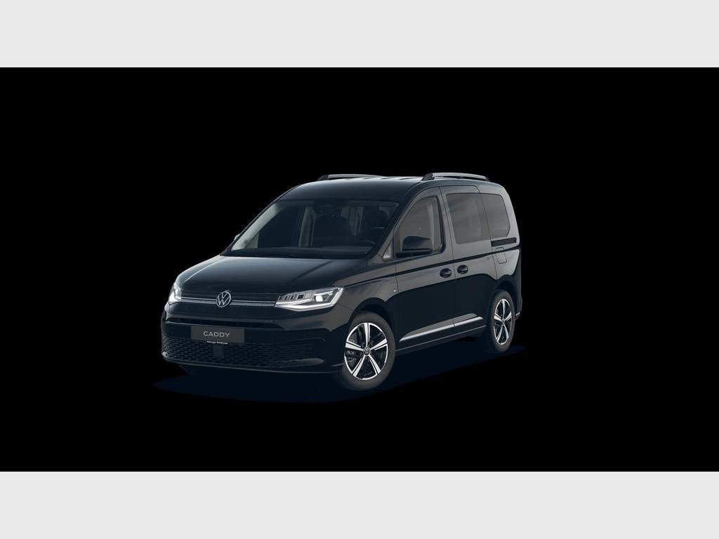 Volkswagen Caddy Style 5 zitsTSI EU6115pk (85KW)DSG 7Korte W, Auto's, Automaat, Monovolume, Caddy Combi, Zwart