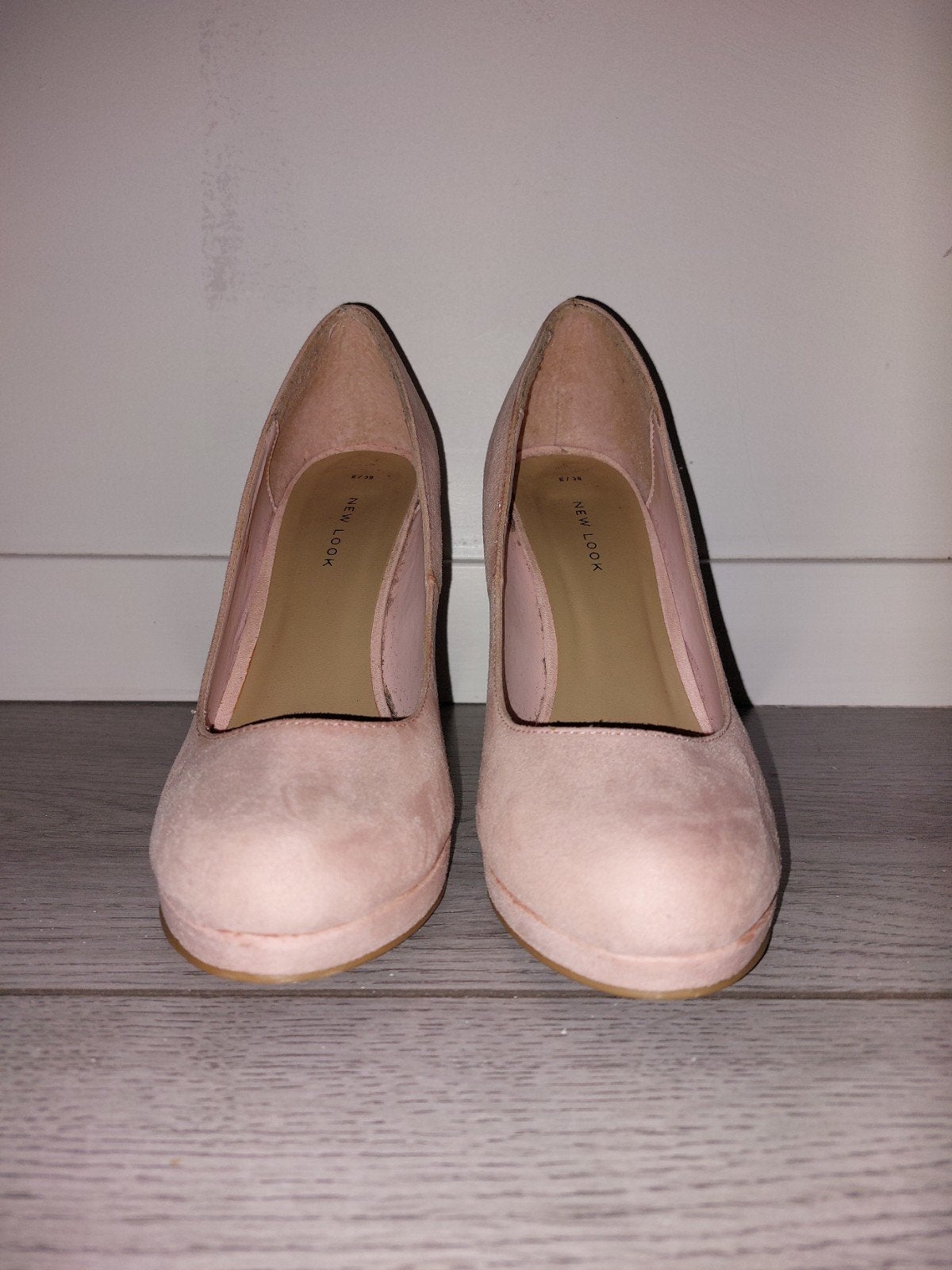 Prachtige oudroze suede-look platform pumps van New Look, Kleding | Dames, Ophalen, Pumps, New Look, Roze