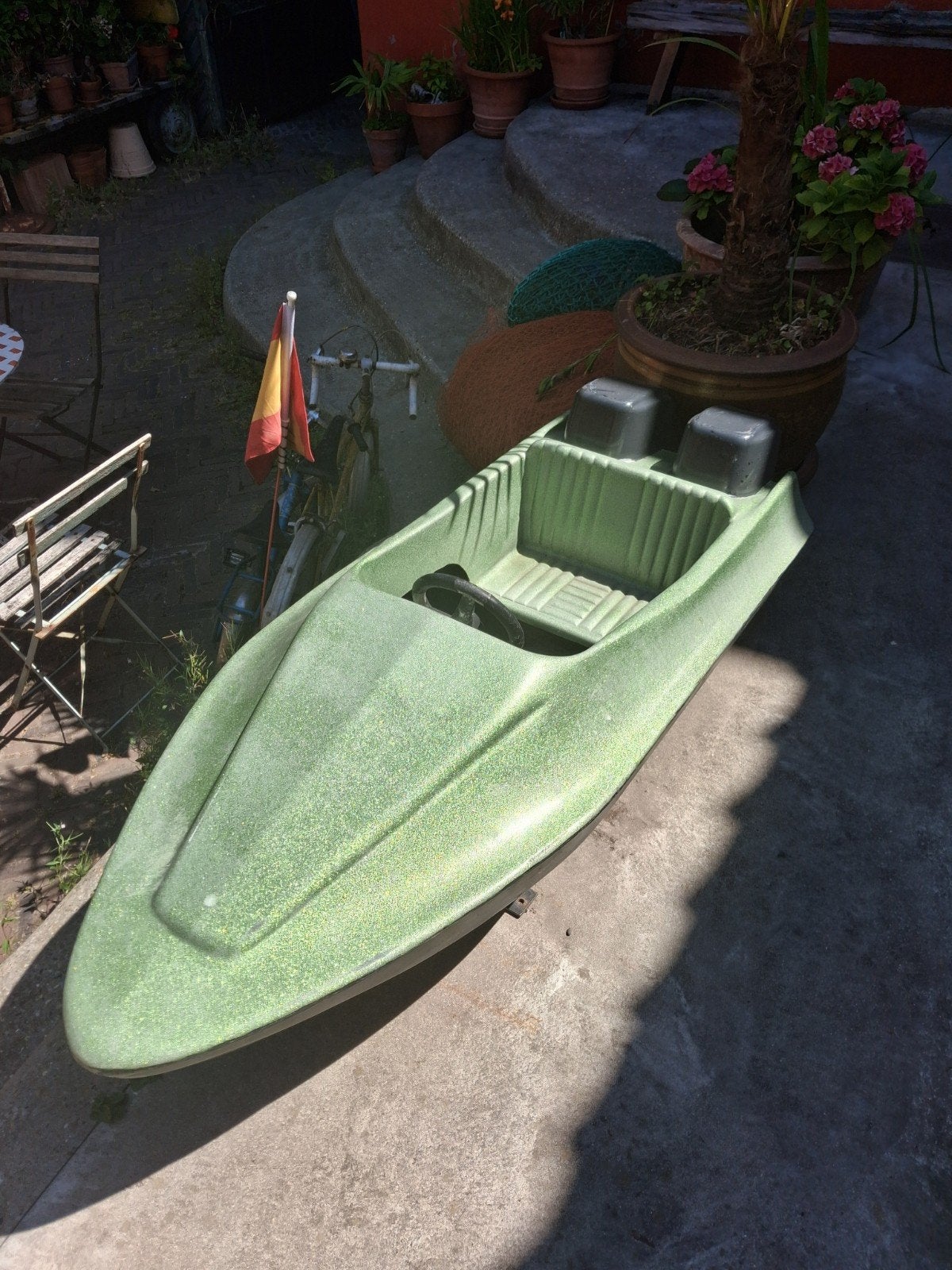 kermis speedboot, Enlèvement