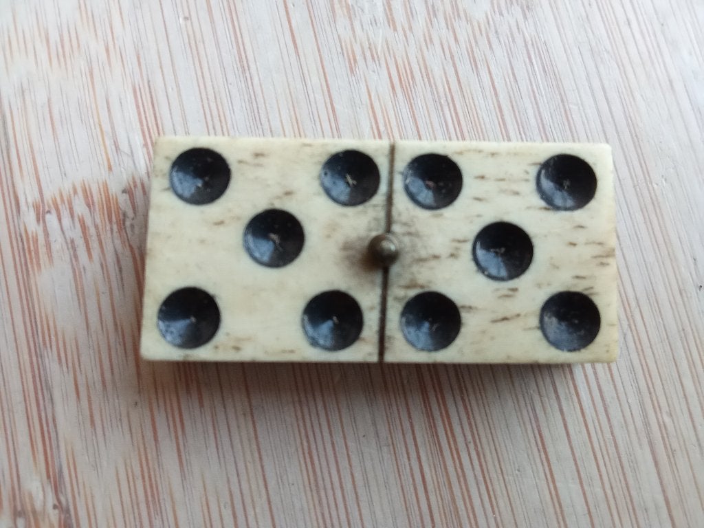 OUD DOMINO SPEL 2, Antiek en Kunst, Ophalen of Verzenden