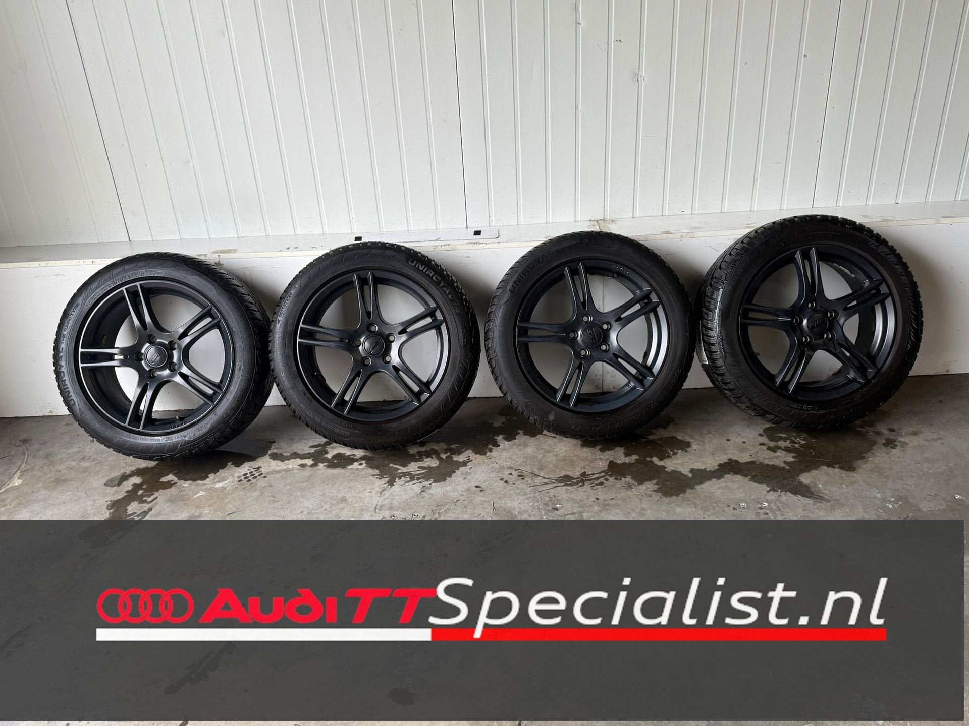 Winterbandenset 17 inch op velgen Audi TT MK2 8J, Autos : Pièces & Accessoires, Pneus et Jantes, Pneus hiver, -, Véhicule de tourisme