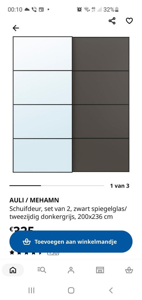 Pax deuren, Ophalen, Glas