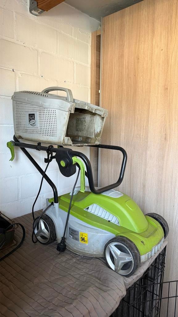 Grasmachine, Ophalen, Gebruikt, Elektrische grasmaaier, Opvangbak