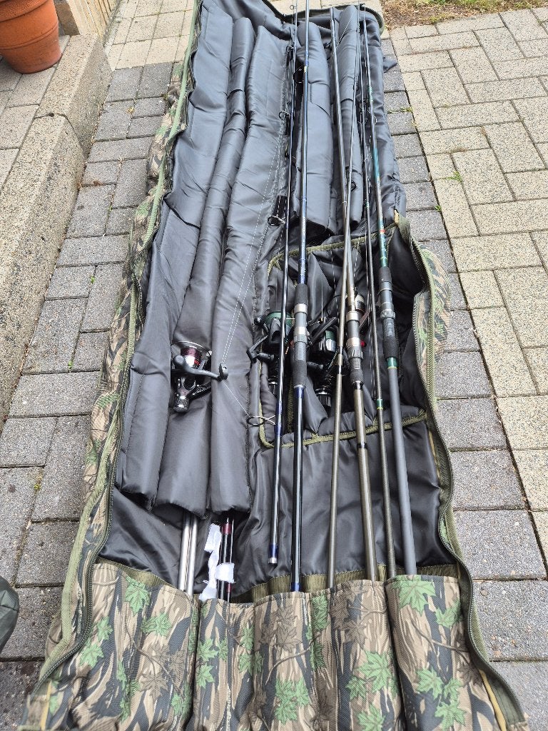 Wegens stopzetting hobby>>volledige set karper gerei, Watersport en Boten, Hengelsport | Karpervissen, Ophalen, Gebruikt, Complete set