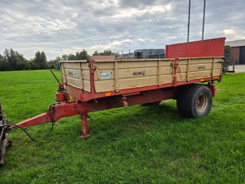 6 tons 3 kanten Record SP60 kipper kipwagen 6t, kipkar PVG, Zakelijke goederen, Ophalen, Transport