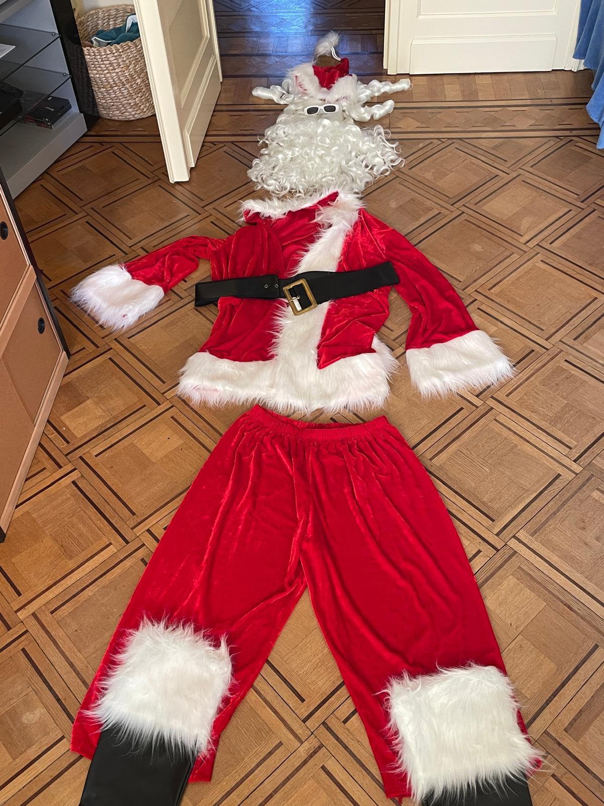 Costume de Père Noël complet, Divers, Enlèvement ou Envoi, Comme neuf