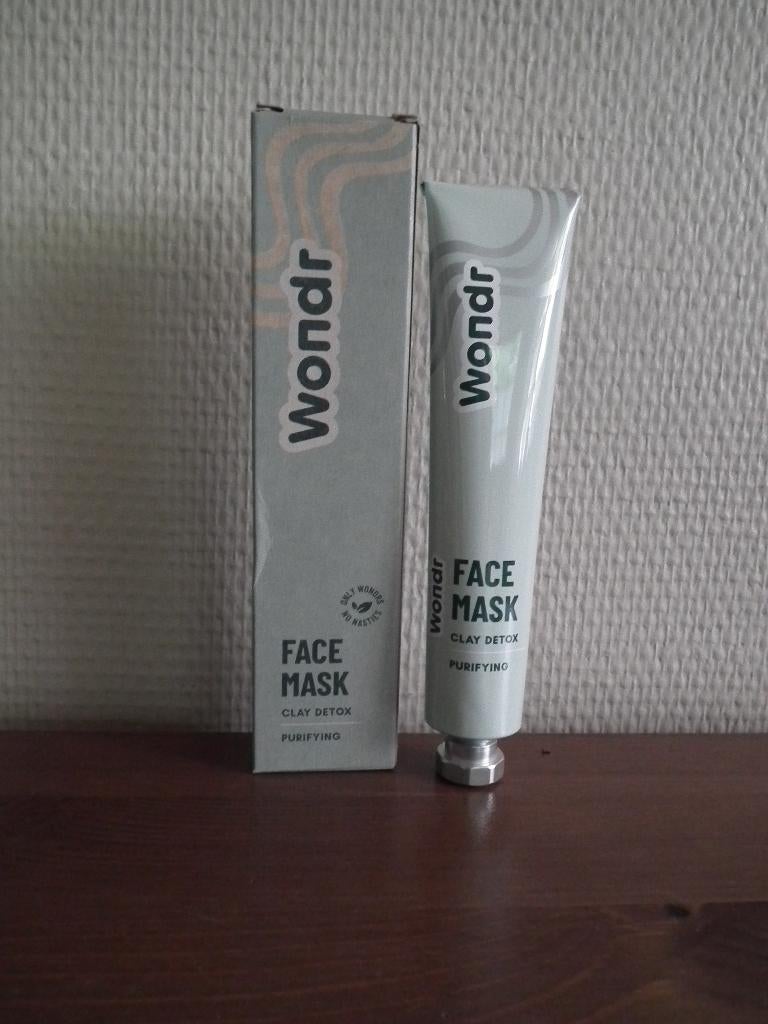 Masque visage Clay Detox 40 ml. (WONDR) nouveau, Envoi, Neuf, Tout le visage, Soins