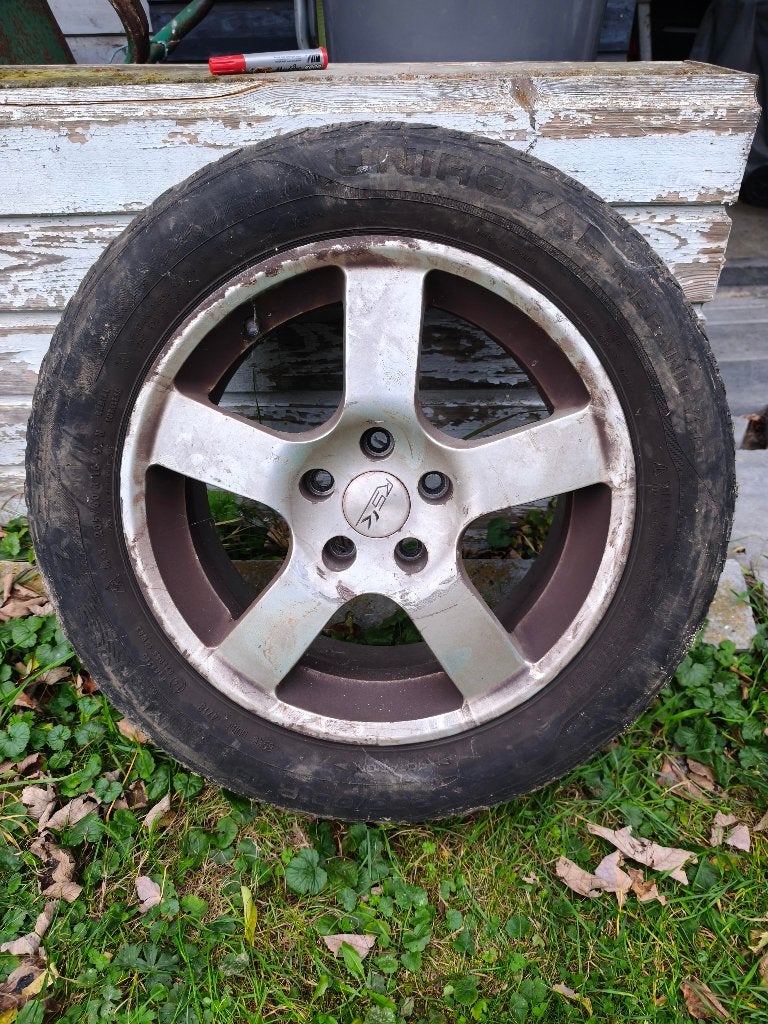 Kit de 4 jantes alu + pneus hiver - 205/60 R16 - 5x108, Pneus hiver, 16 pouces, Véhicule de tourisme, 205 mm