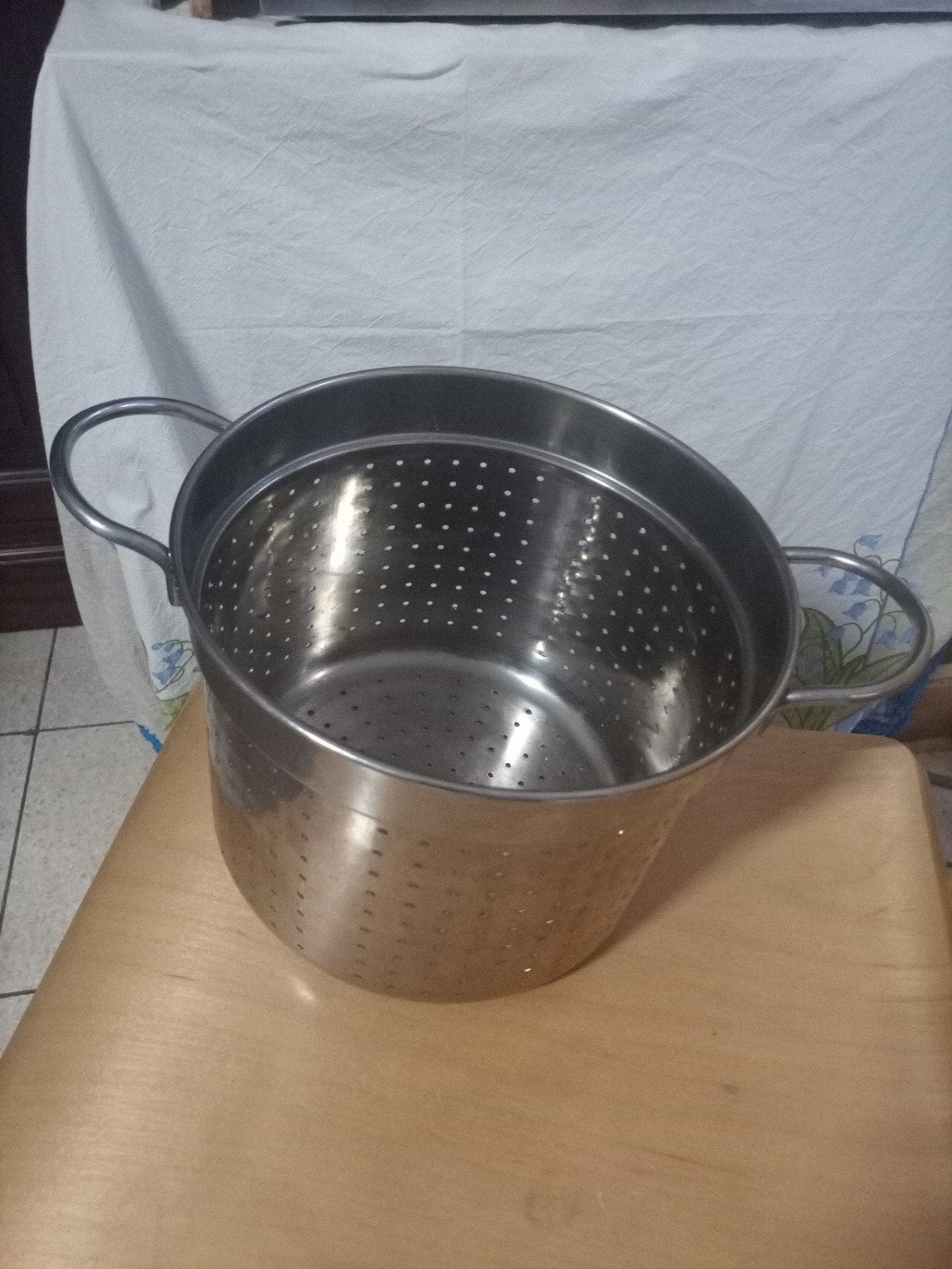 panier vapeur inoxydable, Enlèvement ou Envoi, Comme neuf, Compatible induction, Inox