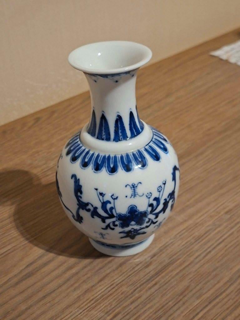 Chinees blauw-wit vaasje, Antiek en Kunst, Ophalen of Verzenden