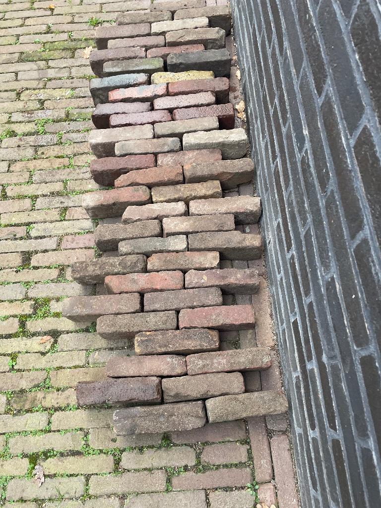 Kleiklinkers, arduin, oude kasseien, Platinnes, Ophalen