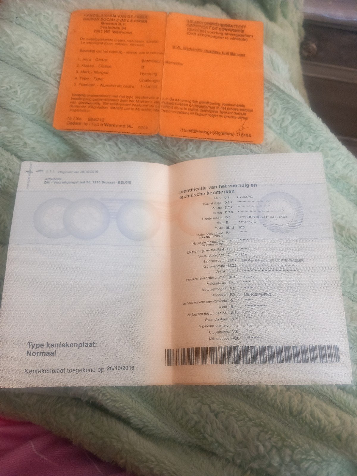 Te koop scooter, Enlèvement
